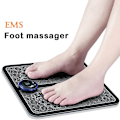 Miniatyrbillede 3 af 5: Ems Fodmassager Ben Reshaping Måtte Pad Blod Relief Smerter Genopladelig Usb Ny