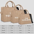 Miniatyrbild 3 av 4: Minithe Tote Bag för Kvinnor Crossbody Canvas Tote Bag Resväska Handväska Dragkedja Canvas Tote Bag