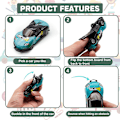 Miniatyrbild 3 av 5: Suypay Dragbilar - Flip Crash Bil 8 Bilar Presentpaket Bil Leksaker För 4-10 Åriga Pojkar - Leksaksfordon Födelsedagspresent Bilset För Inomhus Utomhus Presenter