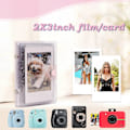 Miniatyrbild 4 av 5: Fotoalbum med 36 fickor för 2x3 bilder, för Fujifilm Instax Mini-kamera, Polaroid Snap, Z2300, SocialMatic Instantkameror & Zip Instantprinter (Rosa)