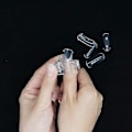 Miniatyrbild 5 av 5: 10 st Nageltipsklämmor för snabb uppbyggnad av Polygel Plastfingerförlängning för DIY Manikyr Nagelkonst