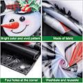 Miniatyrbild 3 av 5: Jultomte Dörröverdrag God Jul Dörrdekorationer Vintertomte Bakgrundsbana Banner För Framsida Dörr Veranda Jul