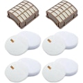 Miniatyrbillede 1 af 5: 4 skum + 2 eftermotorfiltre til Shark Navigator Professional Nv70, Nv71, Nv80, Nvc80c, Nv90, Nv95, Uv420 til Shark Rotator Professional Xl kapacitet