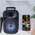 Miniatyrbild 5 av 5: Bluetooth-högtalare, hem-subwoofer, bärbar utomhus-plug-in-kort, högt ljud, Bluetooth-överföring mer bekväm