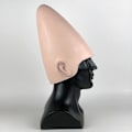 Miniatyrbild 3 av 5: Alien Cone Bald Head - Konstig Kostymtillbehör Äggformade Huvuden Rekvisita För Män Kvinnor Pojkar Och Flickor