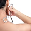 Miniatyrbillede 1 af 5: Gua Sha skrabemassageværktøj, rustfrit stål muskelscraper, metal Guasha-værktøj, Iastm-værktøj til lymfedrænage-terapi og muskelsmertelindring (a)