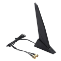 Miniatyrbillede 3 af 5: 2T2R Original Wifi6e Magnetisk Antenne Tri-Band + Forlængerkabel til Z390 Z490