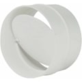 Miniatyrbillede 1 af 5: 100 mm Tilbagevendende Rørforbindelse PVC hvidt rundt gitter,