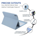 Miniatyrbilde 3 av 5: Tastaturdeksel med pennholder for iPad 8./7. generasjon 2020/2019/ iPad 10.2/10.5 2017/ iPad Air 3, deksel for iPad 8./7. Air 3 med avtakbar
