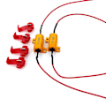 Miniatyrbillede 1 af 4: Led bil lys modstand 25w 6/8/10/25 belastningsmodstande til blinklys lanterne nummerplade lampe（8R）