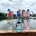 Miniatyrbild 3 av 5: 600ml Sprayvattenflaskor för barn sommar läckagesäkra dimmande drickflaska utomhus (A)