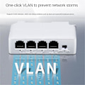 Miniatyrbilde 4 av 5: 1 til 3 port PoE-utvider 10/100M Poe-repeater IEEE802.3Af for IP-transmisjonsutvider for POE-svitsj