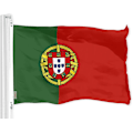 Miniatyrbild 1 av 5: USA Amerikanska & Portugal Portugisiska Flaggor 3x5 Ft Combo Tryckt 150d Polyester Av