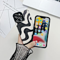 Miniatyrbild 3 av 5: Kompatibel med Iphone 13 Pro Söt Vågmönster Mobilfodral för Kvinnor Flickor Mjuk Tpu Stötskyddande Telefonfodral Zebra Mönster Design Silikonfodral
