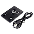 Miniatyrbillede 1 af 5: ID RFID-læser/skriver 13,56 MHz kortlæser USB-læser 1326 Hjem Afstandskort og EM4100 IC NFC-kort Adgangskontrolsystem Hjem igen Mikrochip-scanner