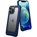 Miniatyrbild 1 av 5: Designad för iPhone 13 Pro Max, Militärt Fallskydd Transparent Matt Skal Passar för iPhone 13 Pro Max 6,7 Tum, Gudian-serie, Blå