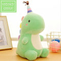 Miniatyrbild 2 av 5: Plushdjur, Söta Dinosaurie Leksaker, Mjuka Dino Plushies för Barn, Plyschdocka Presenter för Pojkar Flickor (Grön, 9 Tum)