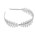 Miniatyrbild 1 av 3: Modeblad Hårslips Hårband Brud Huvudbonad Håraccessoarer Amazon Guld Blad Hårslips Blad Huvudbonad (silver)