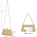 Pikkukuva 2 / 5: Strass-iltakäsilaukku Clutch Glitter Sparkly -laukku naisille