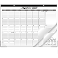 Miniatyrbild 1 av 5: 2022 Skrivbordskalender - 2022-2023 43,18 cm x 55,88 cm, jan 2022 - jun 2023, 18 månaders plan, stort horisontellt block, riv av design, 2 hörnskydd A
