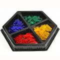 Miniatyrbillede 4 af 4: Hexagonal Version Brætspil Blokus Lærende Legetøj Firkanter Spil Nemt At Spille For Børn Russisk Box Serie Spil