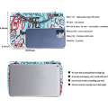 Miniatyrbilde 2 av 5: Graffiti Crossbody-håndvesker for kvinner, liten søt skinnskulderveske med glidelås