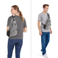 Miniatyrbild 5 av 5: Sling Ryggsäck, Multifunktionell Crossbody Axelväska Resa Vandring Daglig Ryggsäck