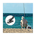 Miniatyrbild 3 av 5: 2 Set Havfiske Trigger Cannon Surf Fishing Trigger Aid Fastspolningshjälp Tumknapp Fisk