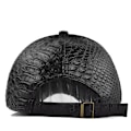 Miniatyrbillede 3 af 5: Imiteret krokodillelæder baseball cap europæisk og amerikansk baseball cap husholdningslæder par hat buet skygge hat solskærm kasket lys boa