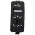 Miniatyrbillede 4 af 4: Bil Aux Usb Port 12 Pin Bluetooth Interface Switch Panel Musik Adapter Til For E39 E53 X5 Z4 E85 E8