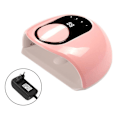 Miniatyrbild 1 av 4: UV LED-nagellampa, 130W Professionell Automatisk Nagel Torkare, Snabbtorkande, 42 LED-lampor, 4 Timrar 10s/30s/60s/120s För Semi-permanent Nagellack, Gel