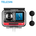 Pikkukuva 2 / 4: Telesin 45m vedenalainen kotelo vedenpitävä kotelo objektiivin suojus suoja Insta360 One R 360 Edition -kameran lisävarusteille (ONE R 360 Edition)