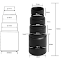 Pikkukuva 4 / 5: 2 kpl yleiskäyttöinen pölynimurin tehotyökalu - pölynpoistoletsusovitin (26,5 mm, 32,5 mm, 34,5 mm, 40,5 m