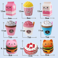 Miniatyrbillede 2 af 5: (Katteburger) Langsomt stigende squishy legetøj, Jumbo Squishies Pack Prime Langsomt stigende duftende Squishies Squeeze bløde legetøj Stressaflastningsgaver til børn og A
