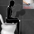 Pikkukuva 4 / 4: Ilmatäytteinen wc-istuimen pehmuste, imukupeilla varustettu wc-istuintuki, sopii tavalliseen pitkänomaiseen wc-istuimeen, kylpyhuoneen korotettu istuintukityyny