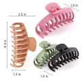 Miniatyrbilde 2 av 5: Store hårklyper for tykt hår 4 stk, Sterkt hold Perfekt for kvinner, Spretter for langt hår, Motetilbehør for jenter