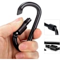 Miniatyrbillede 4 af 7: 4 stk. Heavy Duty Spring Snap Hook Lille Bjergbestigning Spænde D-ringe Klips Hæklet Klatring Karabiner Nøglering Klips Aluminium Legering Klatring (7,5 * 4 cm)