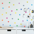 Miniatyrbillede 4 af 5: Dots vægklistermærker Posh Polka Dots vægklistermærke til pigers soveværelse legerum