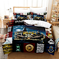 Miniatyrbild 1 av 2: 3D Digitaltryck Hogwarts Hemtextil Sängkläder Trestegs Set HL10 180*200cm -ZHENV（180*200cm）