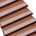 Miniatyrbild 1 av 5: Antislip trappsteg, halkfri trappmatta, transparent antislip, trappstegsmatta, halkfri, 15 rullar transparent antislip remsa installationsrulle (10 x 60 cm)
