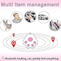 Miniatyrbillede 3 af 4: 4 stk. GPS-tracker, sød kæledyrssporing, bærbare sporingsenheder (blå, sort, pink, grøn)