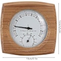 Miniatyrbillede 2 af 4: 1 stk. Sauna Temperatur Cedertræ Termometer Hygrometer Termohygrometer Sauna Tilbehør