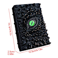 Miniatyrbild 3 av 5: Exquisite Hushåll Harts Prydnader - Lyxig Animerad Drake Bok