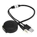 Pikkukuva 5 / 5: Auton langaton Bluetooth-ääni Aux ja USB -musiikkasovitin Mini Cooperille