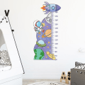 Pikkukuva 2 / 5: WABJTAMCartoon Cosmic Star Astronaut Spaceship Rocket Height Ruler