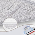 Miniatyrbilde 4 av 5: 2 stk. Sølvion Moppklutpute for Roborock S7 Maxv / S7 Maxv Plus / S7 Maxv Ultra / S7 Pro Ultra / S7 / S7+ Serie Robot Vacuum Microfiber Vibrarise