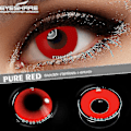 Pikkukuva 3 / 3: 2 kpl Cosplay värilliset piilolinssit silmille Kosmeettiset värilliset piilolinssit Anime piilolinssit Kauneus Puipls Meikki piilolinssit