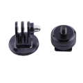 Miniatyrbilde 3 av 5: Stativfeste for GoPro-tilbehør, kompatibel med GoPro-tilbehør, stativ, monopod, monteringsskrue med 1/4 tommers, kompatibel med GoPro Hero 3 4 5 6 7 8-kamera