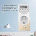 Miniatyrbillede 5 af 5: Eu Plug-in Programmerbar Timer Switch Stikkontakt 50hz Med Sommertid