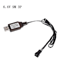 Pikkukuva 2 / 5: 6,4 V/7,4 V Lataus Li-ion Akulle Sm-3p Rc-Leikkikalut Kaukosäätimellä Sm3p Kannettava USB-Lataus